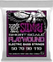 Ernieball Jeu de Cordes Flatwound Power Slinky Short Scale 55-110 pour Basse Électrique