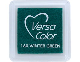 Tsukineko VERSACOLOR Petit Tampon Encre Vert Hivernal