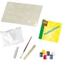 Ses Creative Kit de Moulage en Plâtre Chiens et Chats, avec Peinture Jaune Verte et Rose, pour Enfant de 5 ans et Plus, Fabriqué aux Pays-Bas
