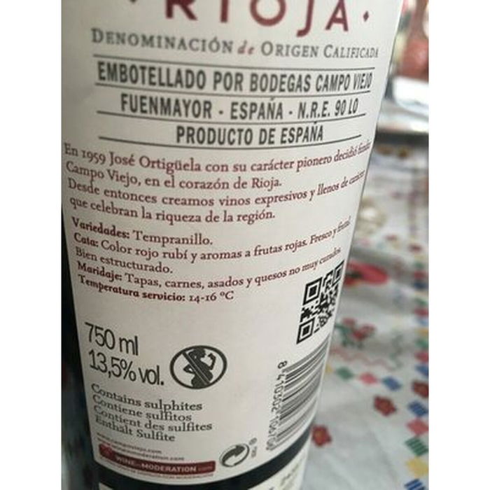 Vin rouge Campo Viejo 1,2 kg