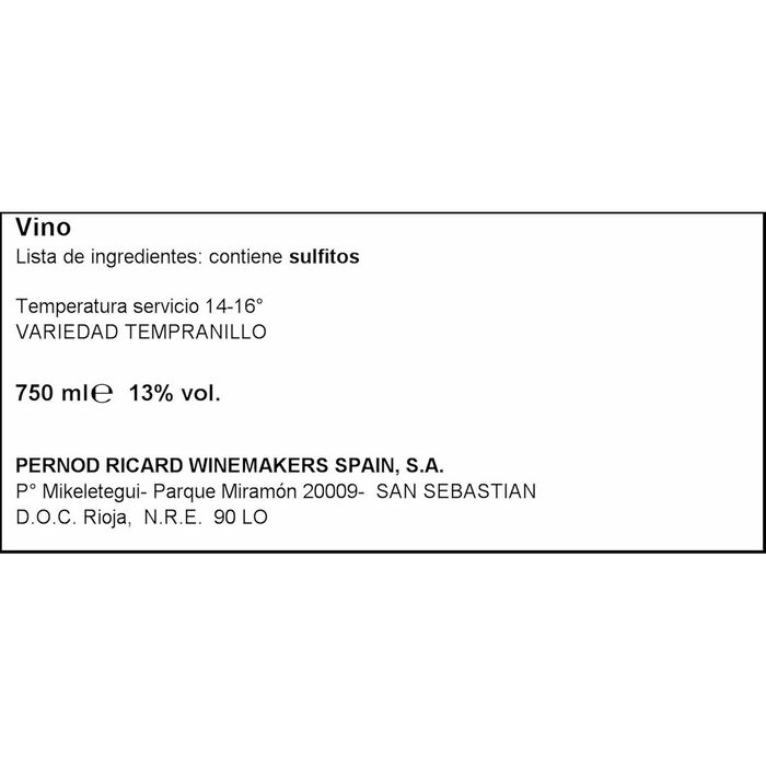 Vin rouge Campo Viejo 1,2 kg