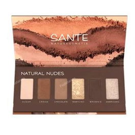 SANTE Palette de fards à paupières 6 couleurs Natural Nudes