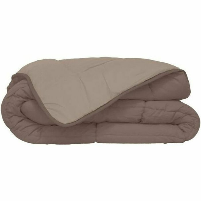 Toison D'Or Couette HUDSON légère Taupe & Lin 220 x 240 cm Toison D'Or Couette HUDSON légère Taupe & Lin 220 x 240 cm
