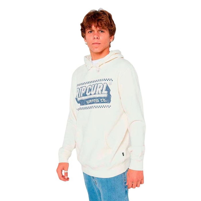 Sweat à capuche homme Rip Curl Down The Line Hood Blanc