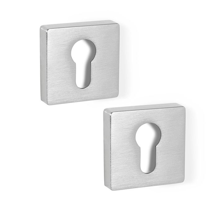 SYSTEM Serrure Carrée Nickel Mat, Noir Mat et Chrome Satiné Finition Chrome Satiné SYSTEM Serrure Carrée Nickel Mat, Noir Mat et Chrome Satiné Finition Chrome Satiné