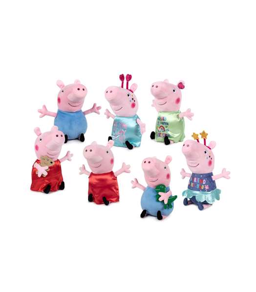 Play By Play - Peluche Peppa Pig 20 cm - Assortiment de Modèles