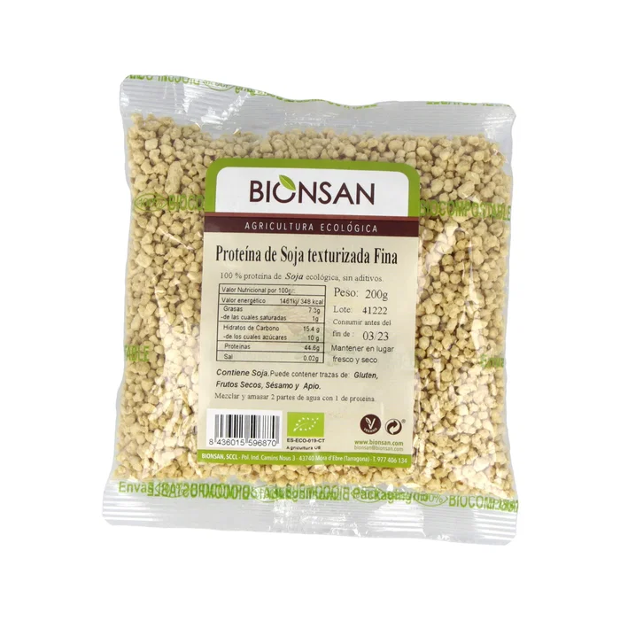 BIONSAN Protéine de soja texturée fine ECO 200g BIONSAN Protéine de soja texturée fine ECO 200g