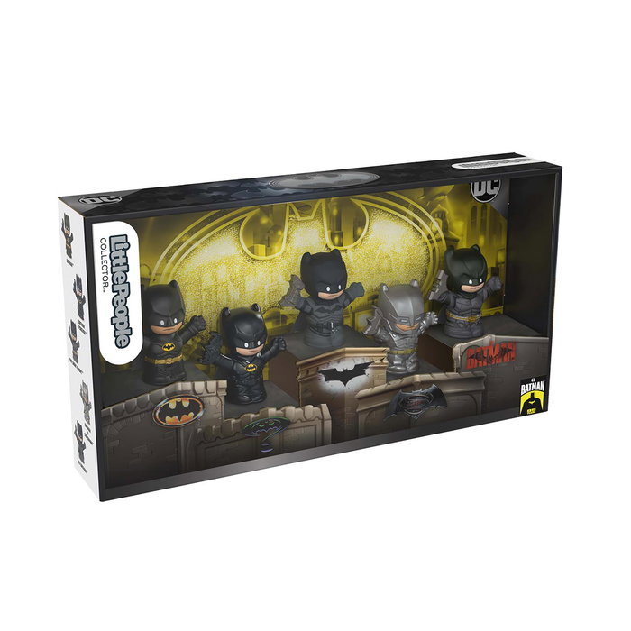 Little People Pack de 5 Figurines Collector Batman 85ème Anniversaire Jcc54 - Édition Spéciale Films (1989 à 2022)