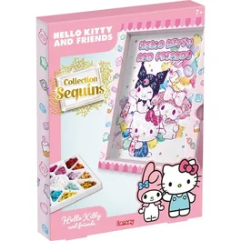 Lansay Jeu créatif perles à fixer Collection Sequins Hello Kitty & Friends