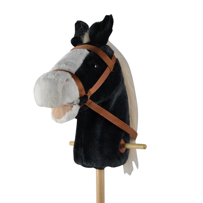 TACHAN Tête de cheval deluxe noir avec bâton et sons TACHAN Tête de cheval deluxe noir avec bâton et sons