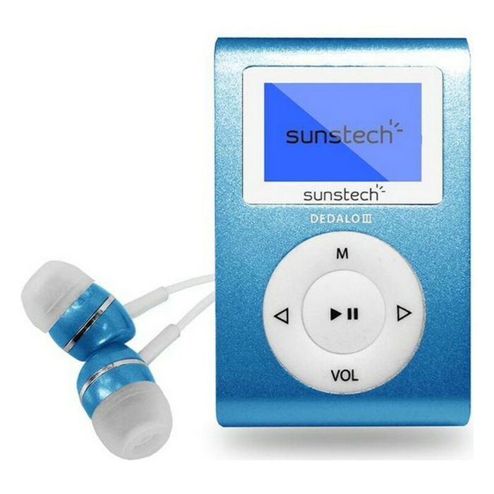 Lecteur MP3 Sunstech DEDALOIII8GBGY 1,1" 8 GB Lecteur MP3 Sunstech DEDALOIII8GBGY 1,1" 8 GB