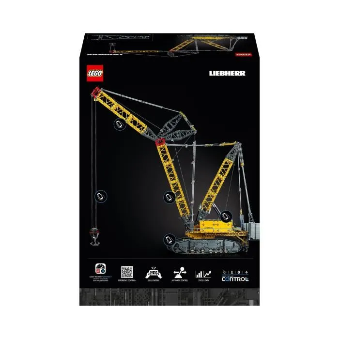 LEGO 42146 La Grue sur Chenilles Liebherr LR 13000 Maquette Engin de Chantier Télécommandé pour Adultes
