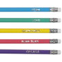 The Concept Factory Ensemble de 5 crayons avec gomme, collection RAINBOW
