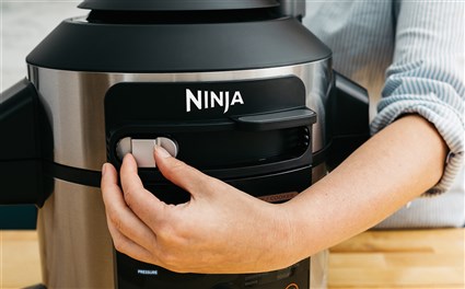 Ninja OL750EU Olla Électrique Multifonction 14-en.1 SmartLid Multi Cooker Foodi Max 7,5 Litres - Cocción a Presión, Freidora de Aire, Combi-Steam