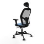 Piqueras y Crespo Chaise de Bureau Jorquera 2D036G1 Bleu ciel