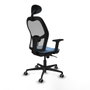 Piqueras y Crespo Chaise de Bureau Jorquera 2D036G1 Bleu ciel