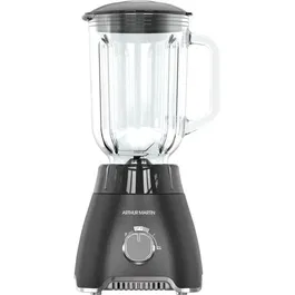 Arthur Martin AMPB40 Blender, Bol en verre gradué 1.5L, 400W, 2 Vitesses + Fonction Pulse, Gris, 4 Lames en Acier Inoxydable