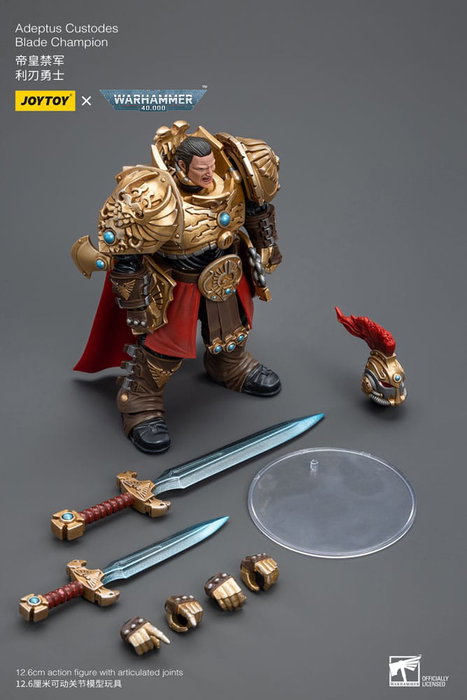 Warhammer 40k figurine 1/18 Adeptus Custodes Blade Champion 12 cm Warhammer 40k figurine 1/18 Adeptus Custodes Blade Champion 12 cm