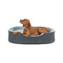 Lit pour chien Trixie Vital Lino Soft Gris Gris clair 83 X 67 CM