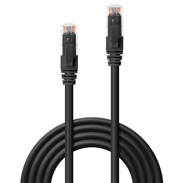Lindy Câble réseau RJ45 Cat.6 U/UTP LSZH Gigabit Ethernet 1 mètre - Noir Lindy Câble réseau RJ45 Cat.6 U/UTP LSZH Gigabit Ethernet 1 mètre - Noir