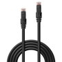 Lindy Câble réseau RJ45 Cat.6 U/UTP LSZH Gigabit Ethernet 1 mètre - Noir