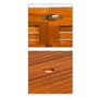 Table extensible Aktive Bois d'acacia Extensible Ovale 200 x 100 x 74 cm