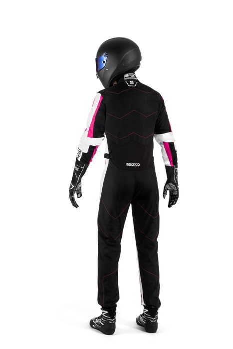 Sparco K48 Kerb Combinaison de Karting Femme Noir/Rose Taille L