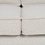 BigBuy Home Canapé trois places 213 x 87 x 90 cm Blanc Métal