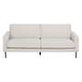 BigBuy Home Canapé trois places 213 x 87 x 90 cm Blanc Métal