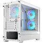 Fractal Design Pop Mini Air RGB TG Clear White Boîtier PC Mini Tour Blanc Micro ATX Mini-ITX