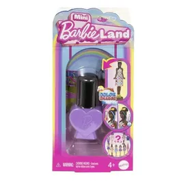 Barbie - Poupée Mini-Barbieland Fashionistas JCP97 - 3.8 cm, flacon coeur, look unique et changement de couleur surprise - Pour enfants dès 4 ans