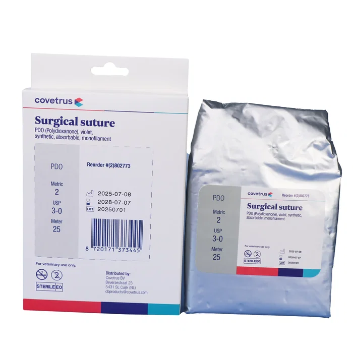 Covetrus Suture Cassette PDO Monofil 0 1U Covetrus Suture Cassette PDO Monofil 0 1U