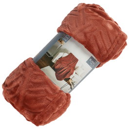 Home Deco Factory Manta en flanelle 150x200 cm Terra