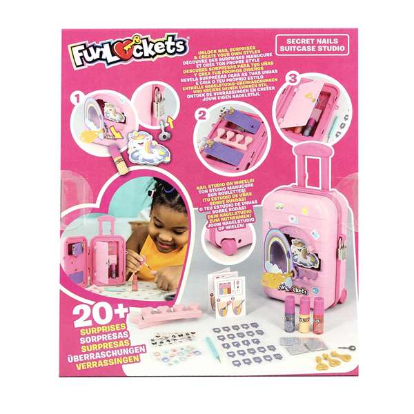 Funlockets Ma valisette manucure secrète avec 20 surprises