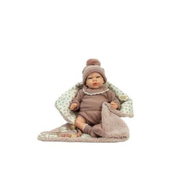 Arias Poupée Reborn Greta Rose avec Couverture 40 cm