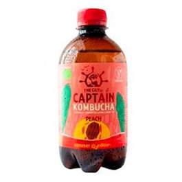 CAPTAIN Kombucha biologique Pêche 400ml