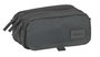 Safta Portatodo Triple Big Basic - Organiseur de rangement triple, gris, 21.5x10x8 cm, matériau Chameleon + Reach