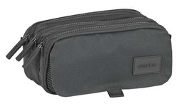 Safta Portatodo Triple Big Basic - Organiseur de rangement triple, gris, 21.5x10x8 cm, matériau Chameleon + Reach
