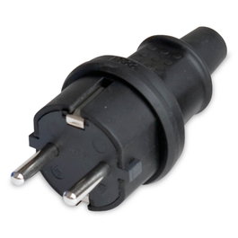 GSC Evolution Clavija industrial bipolar 4.8mm Negro