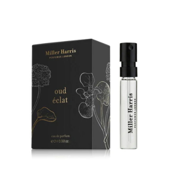 Miller Harris Eau de Parfum Unisexe Oud Eclat, Flacon de 2 ml Miller Harris Eau de Parfum Unisexe Oud Eclat, Flacon de 2 ml