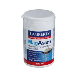 LAMBERTS MagAsorb Citrate de Magnésium en poudre, 165 g