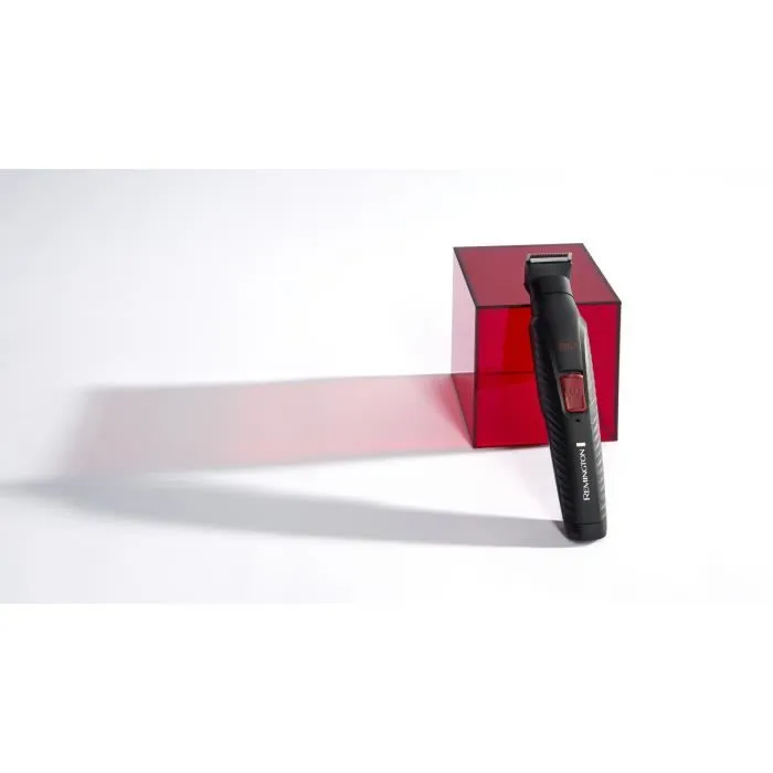 Remington G12 Graphite Series - Kit Multifonction Barbier 12 en 1 - Lames Auto-Affûtées - Autonomie 40 min - Recharge USB