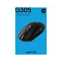 Logitech 910-005282 Souris G305 Lightspeed sans fil à capteur haute précision 12 000 PPP - Noir