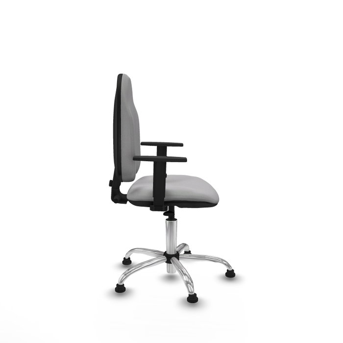 PIQUERAS Y CRESPO Chaise de bureau Algarra - Gris clair - Base chromée PIQUERAS Y CRESPO Chaise de bureau Algarra - Gris clair - Base chromée