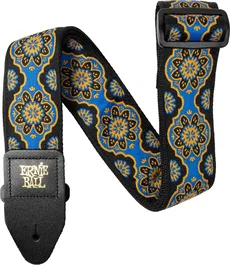 ERNIE BALL Sangle Jacquard pour Guitare/Basse - Kaleidoscope Blue