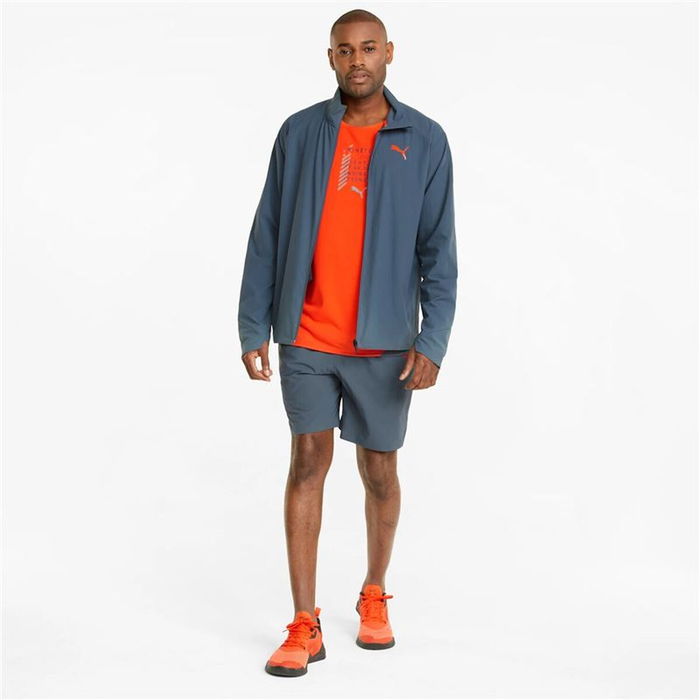 Short de Sport pour Homme Puma Power Colorblock 11" TR M Gris foncé