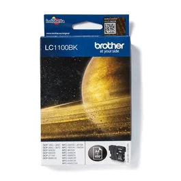 Brother LC1100BK - Cartouche d'encre noire - Haute capacité 450 pages - Compatible avec imprimantes DCP, MFC et J