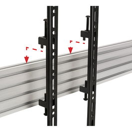 Support de table d'écran B-Tech BT8390-VESA400F/B 70" 42"