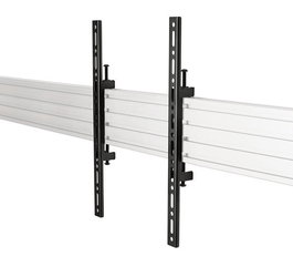 B-Tech Bras de Montage Universel System X - Interface VESA 400, Support jusqu'à 70 kg et 70", Fixation Paysage ou Portrait, Noir