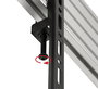 B-Tech Bras de Montage Universel System X - Interface VESA 400, Support jusqu'à 70 kg et 70", Fixation Paysage ou Portrait, Noir